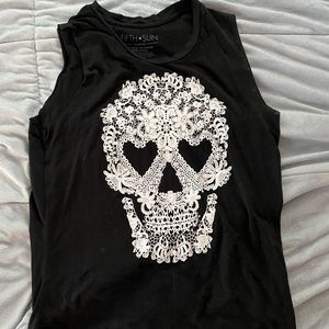 Skull graphic tank